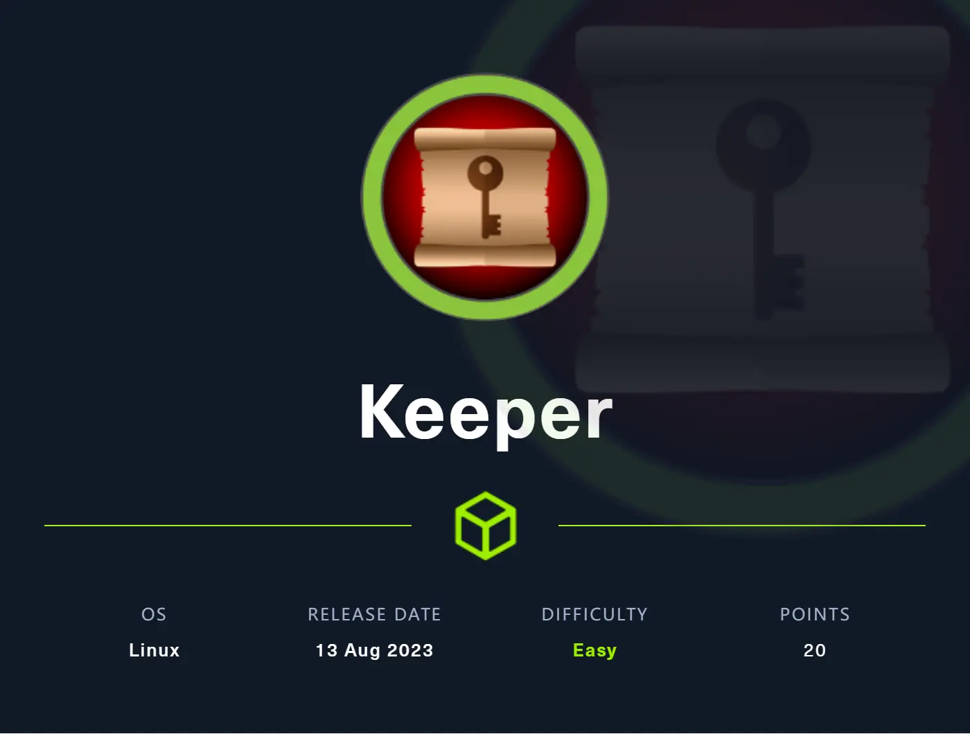 Hack The Box - Keeper